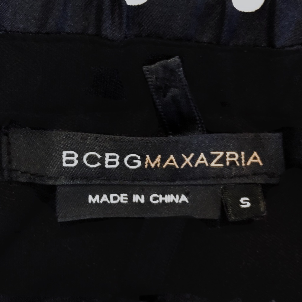 BCBGMaxAzria: Flirty Silk Cocktail Dress–polka dot with bubble skirt - Picture 7 of 7